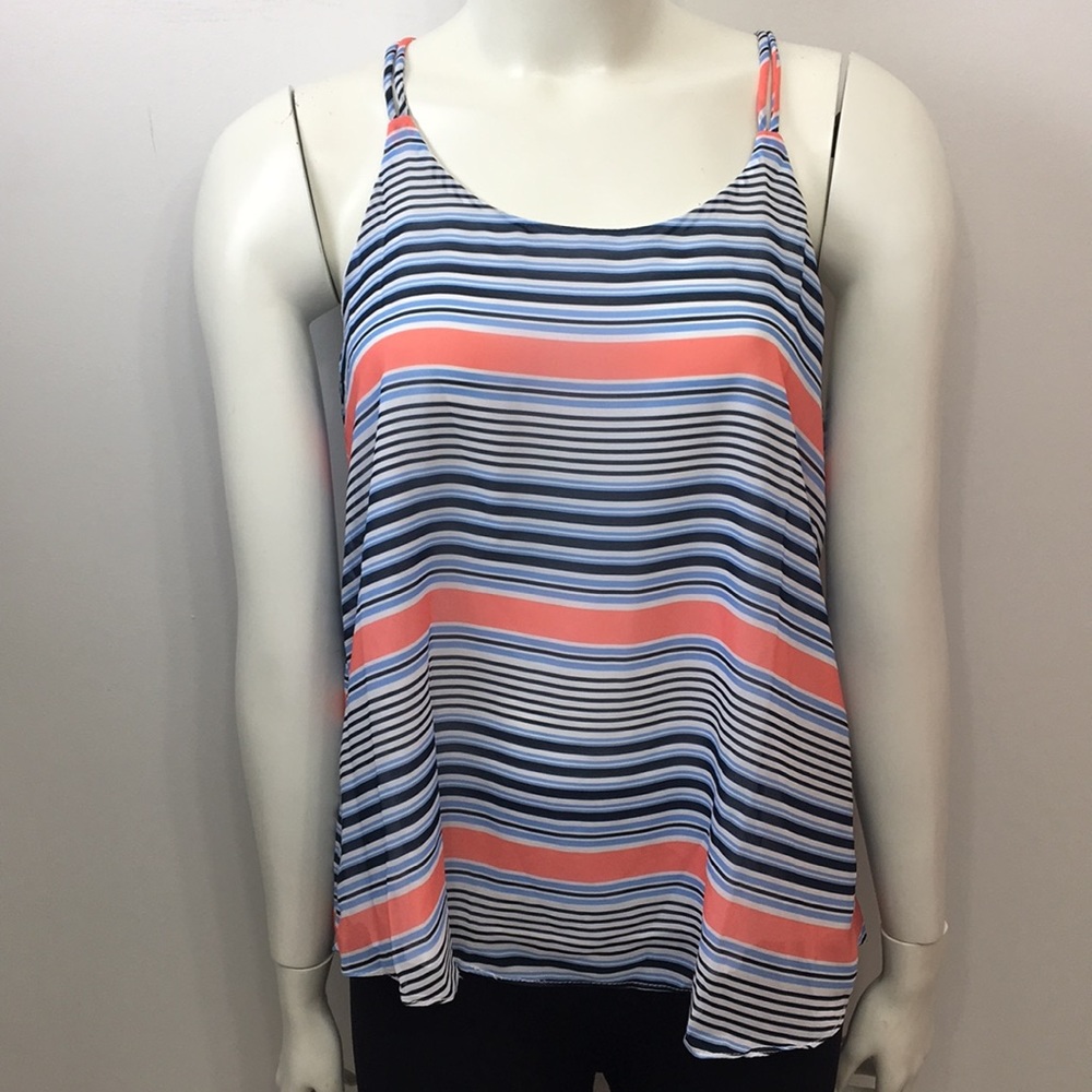 3/$15 NWOT Mandarine & Co Stripes Top Size Medium